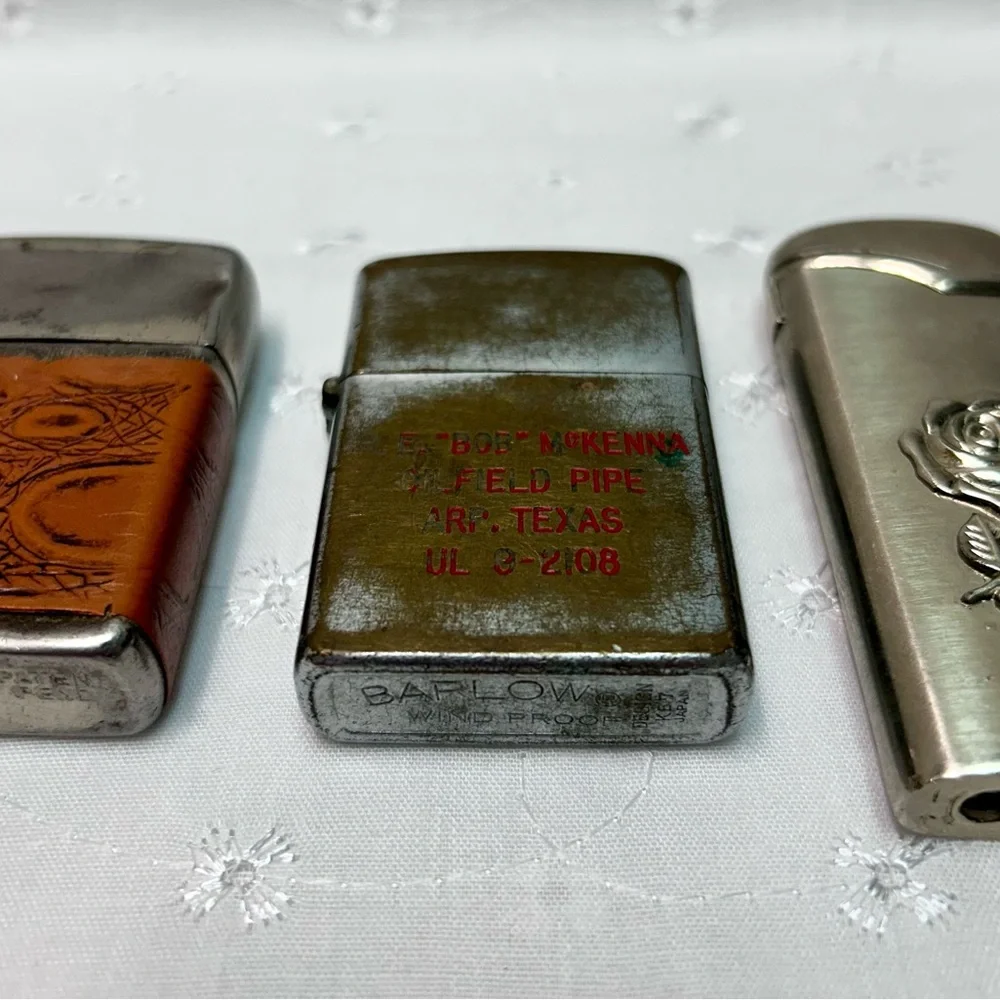 Lot of 6 Assorted Vintage Cigarette Lighters Vintage Lighter Collection - Picture 6 of 10